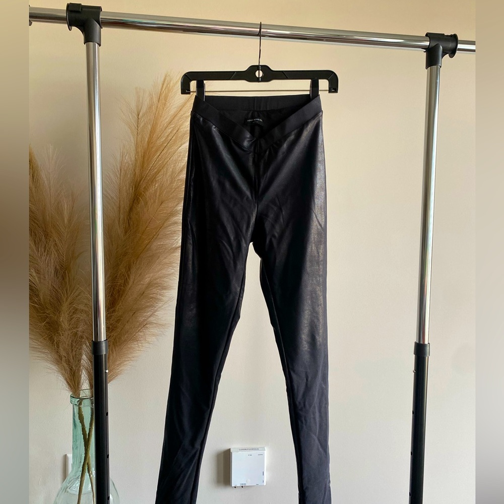Naked wardrobe faux leather leggings